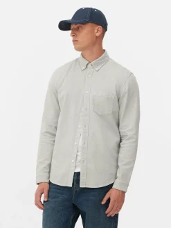 Overhemd Met Lange Mouwen Van Twill-katoen