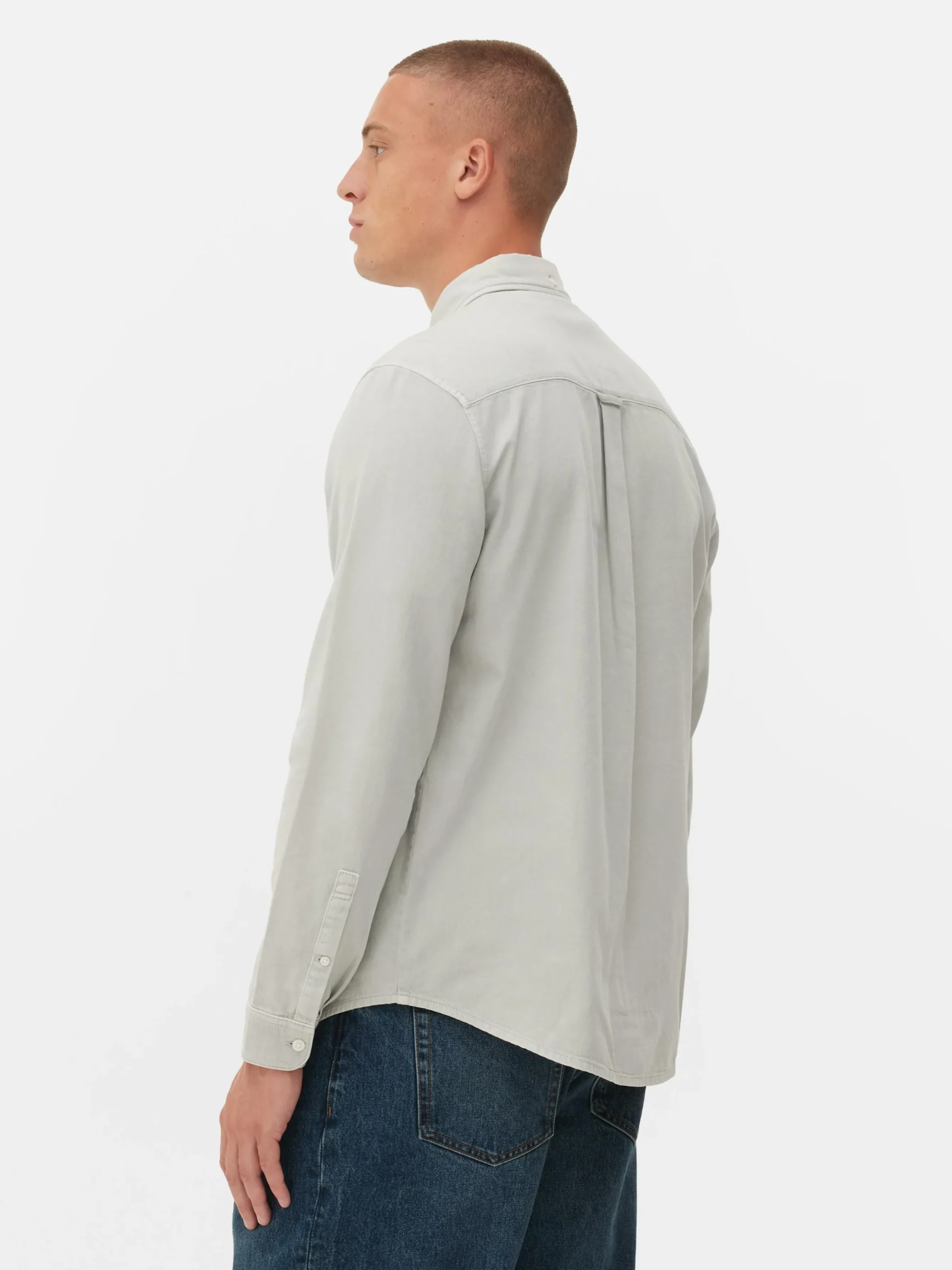 Overhemd Met Lange Mouwen Van Twill-katoen