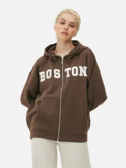 Oversized Hoodie Met Rits