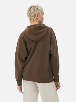 Oversized Hoodie Met Rits