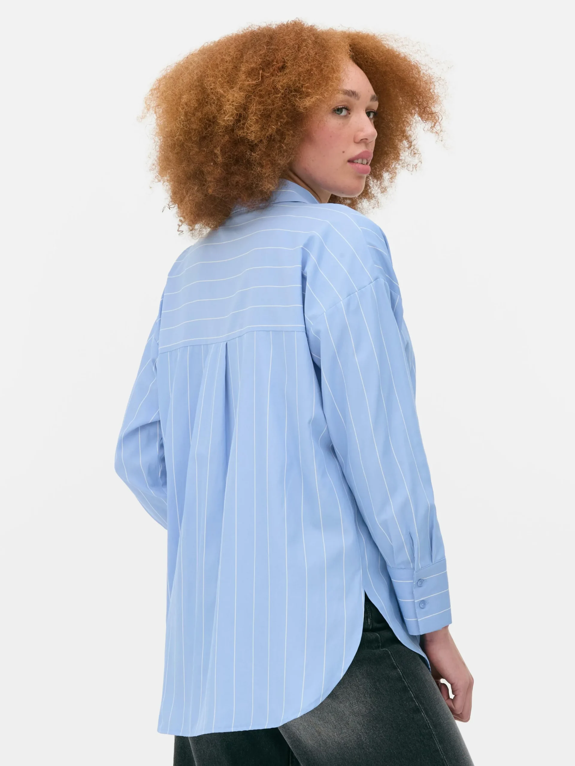 Oversized Overhemd Van Popeline