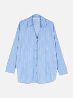 Oversized Overhemd Van Popeline