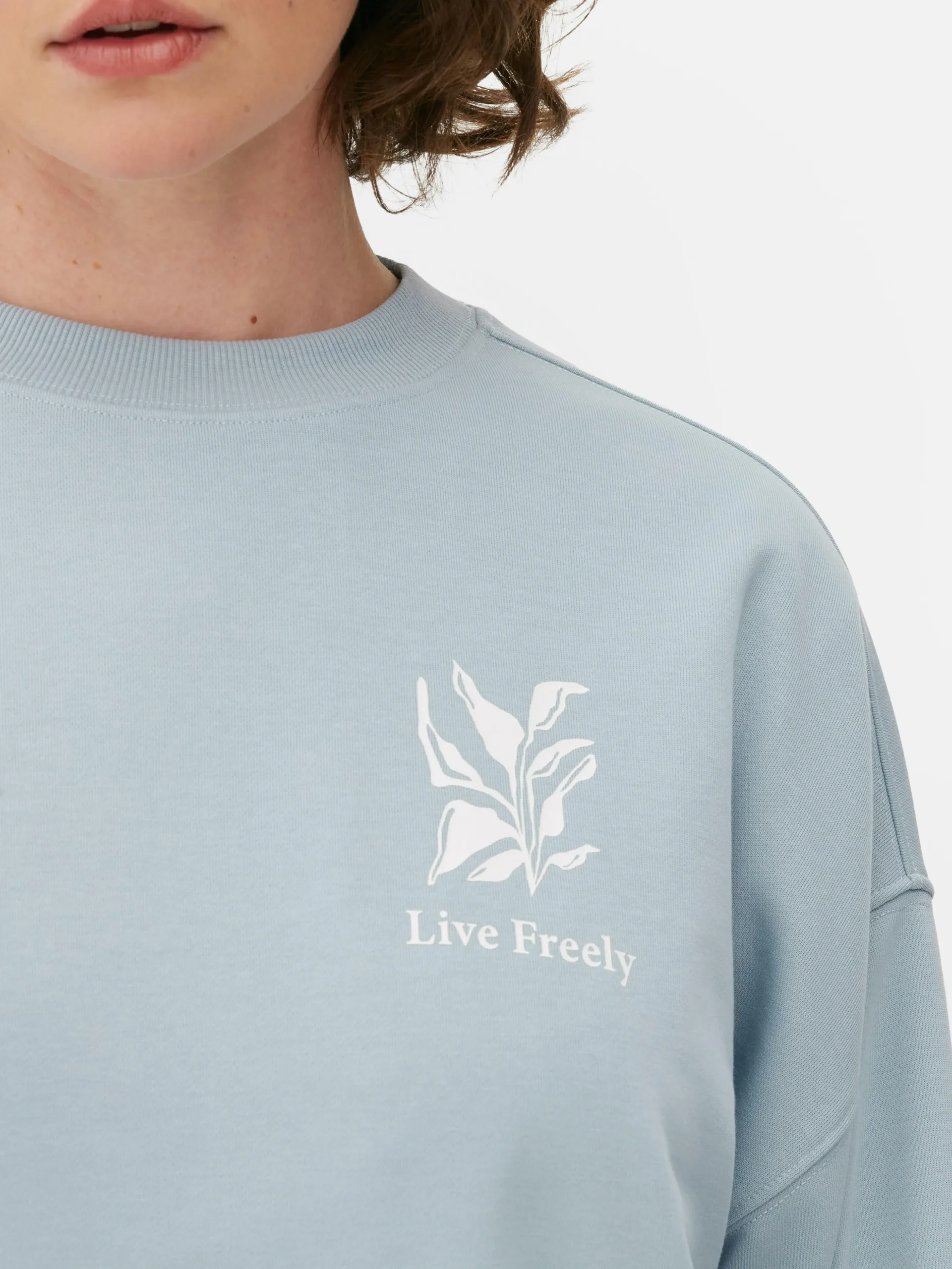 Oversized Sweatshirt Met Print