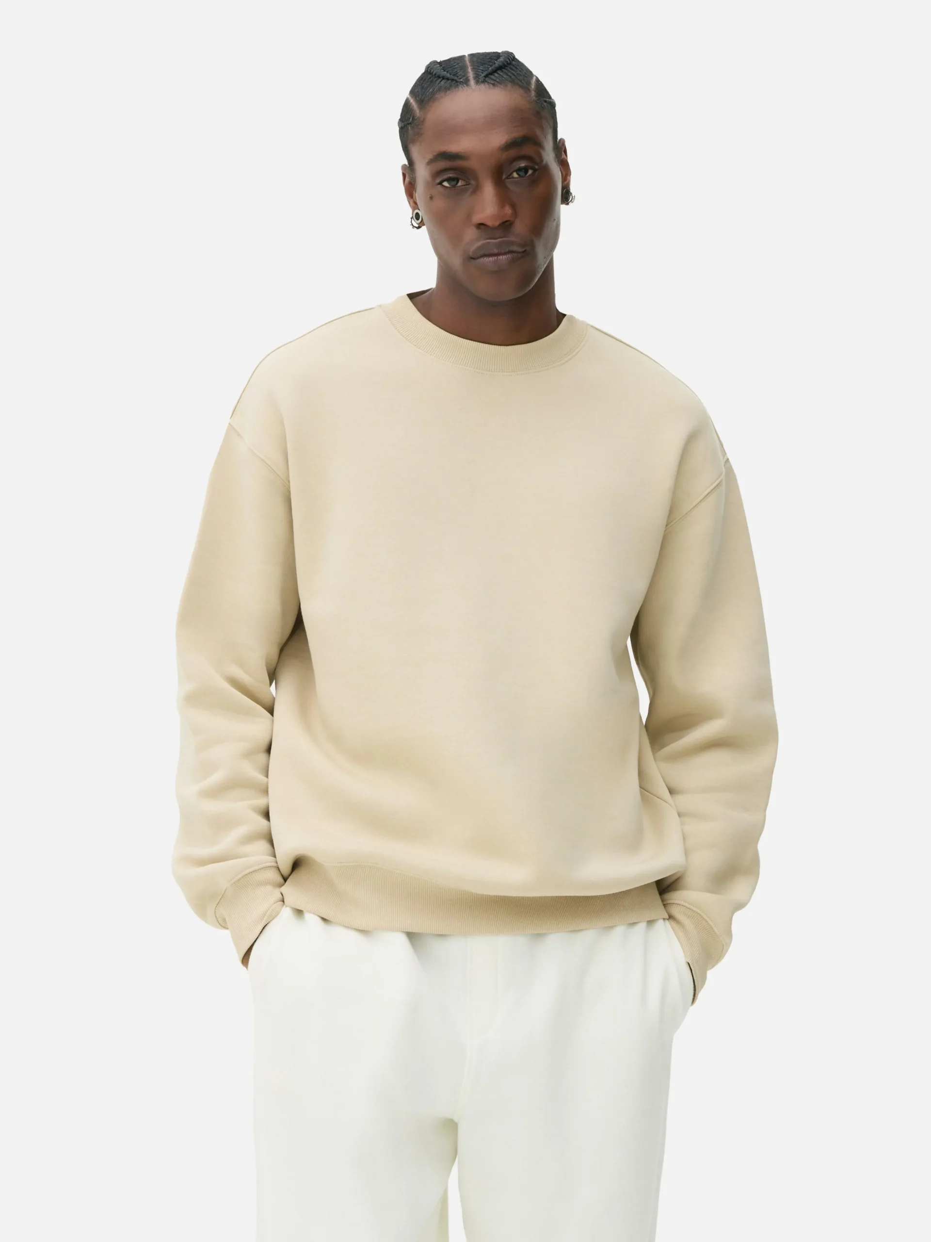 Oversized Sweatshirt Met Ronde Hals
