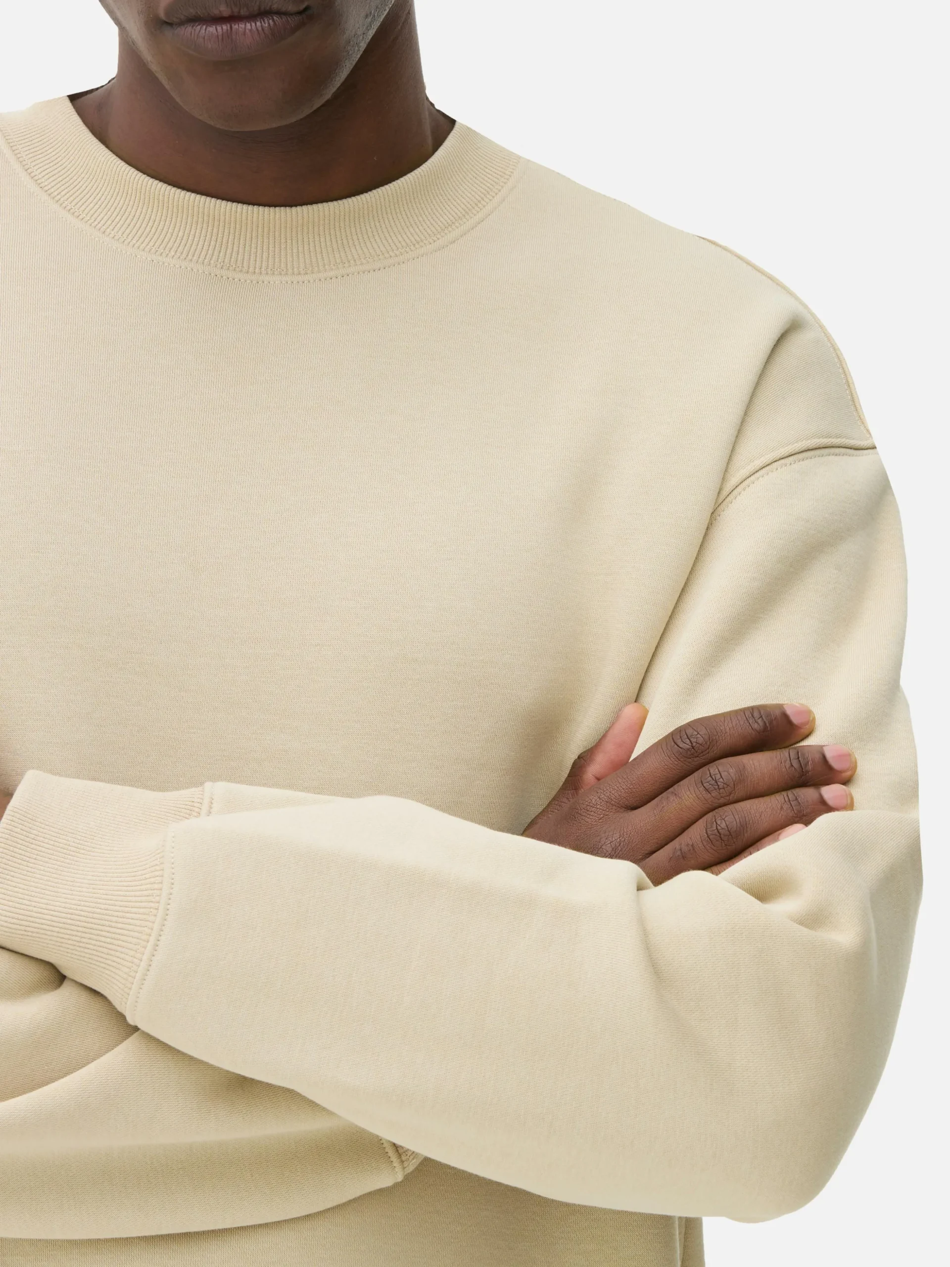Oversized Sweatshirt Met Ronde Hals