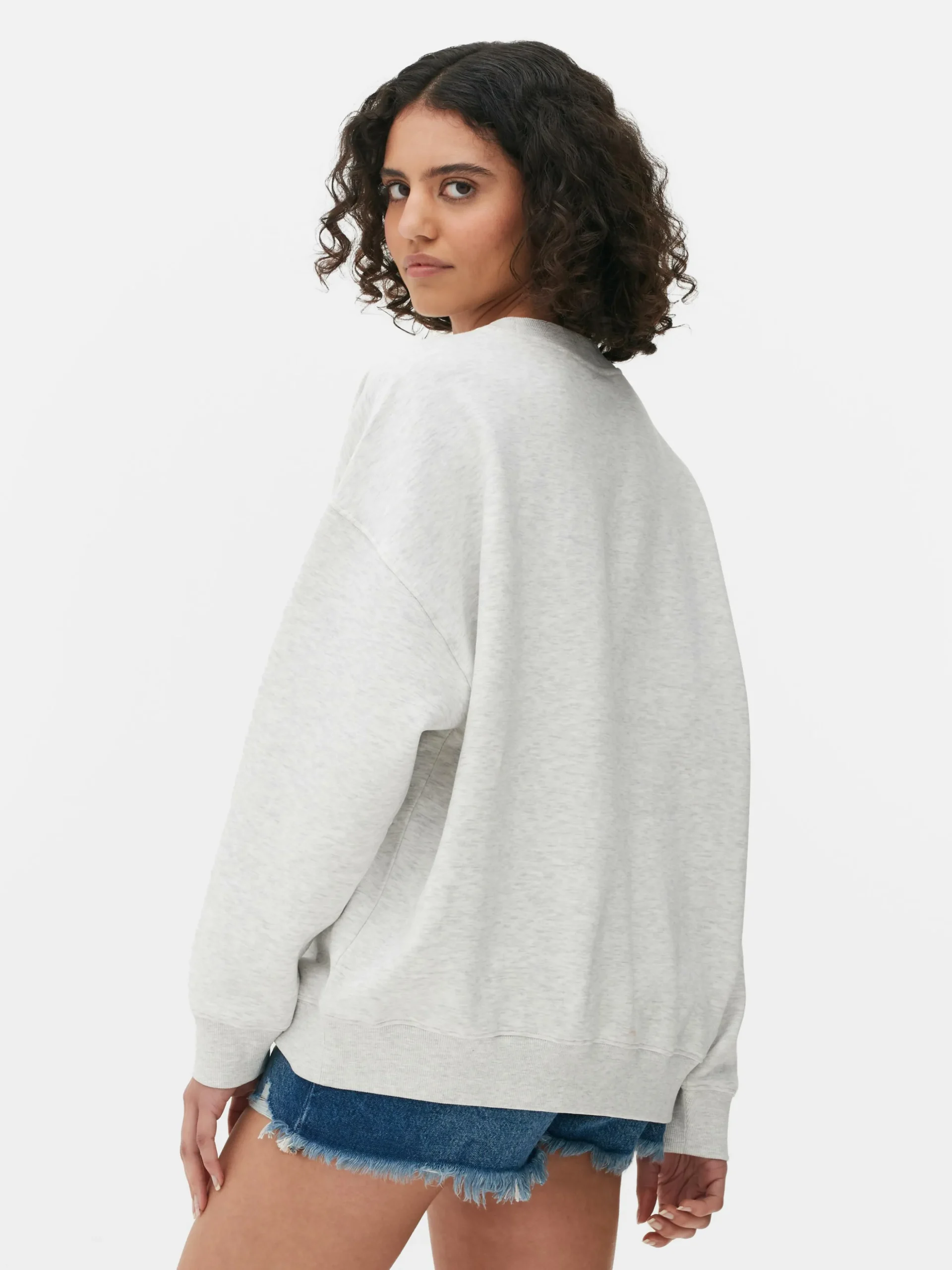 Oversized Sweatshirt Met Print