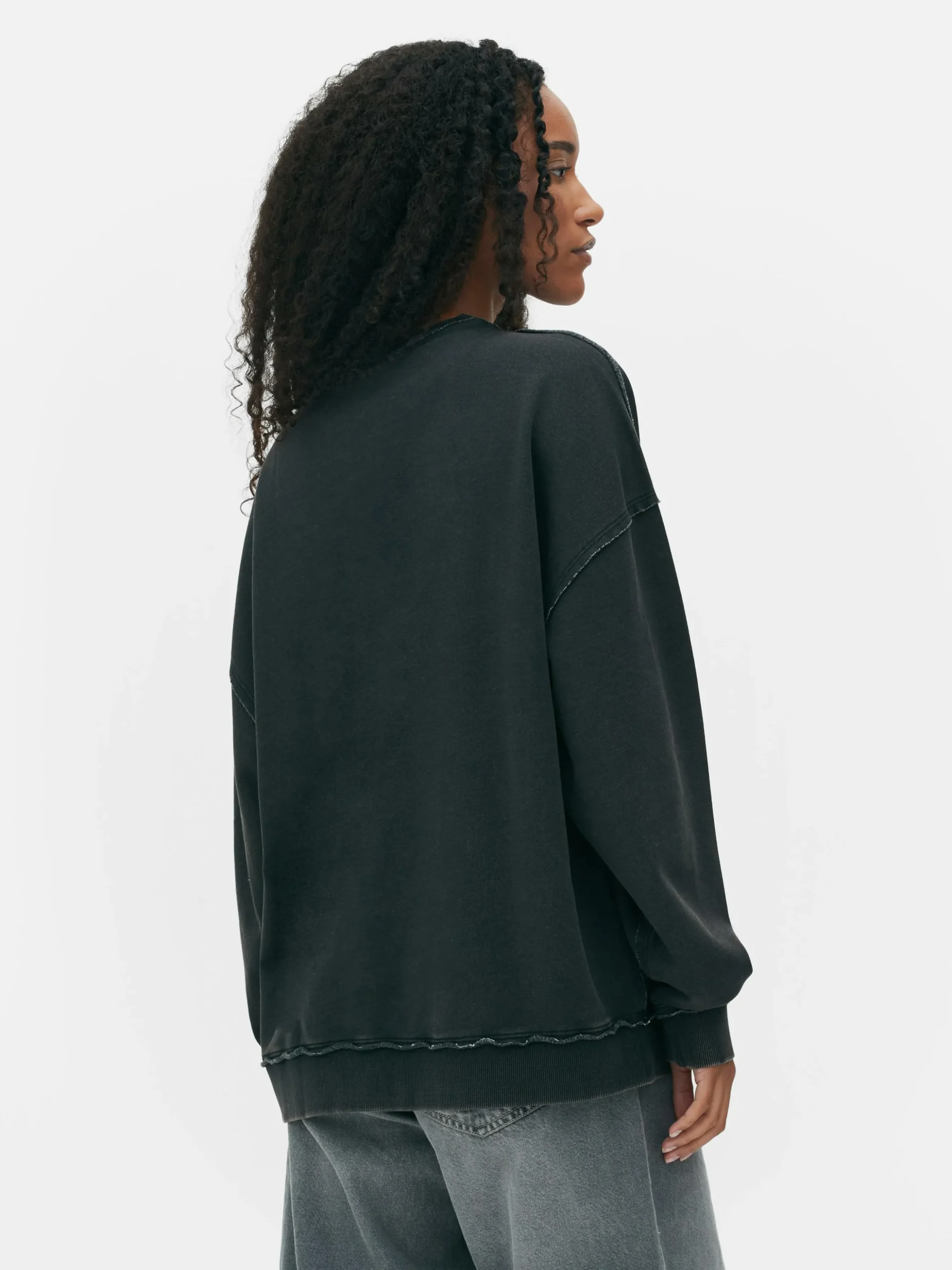 Oversized Sweatshirt Met Sesamstraat-print