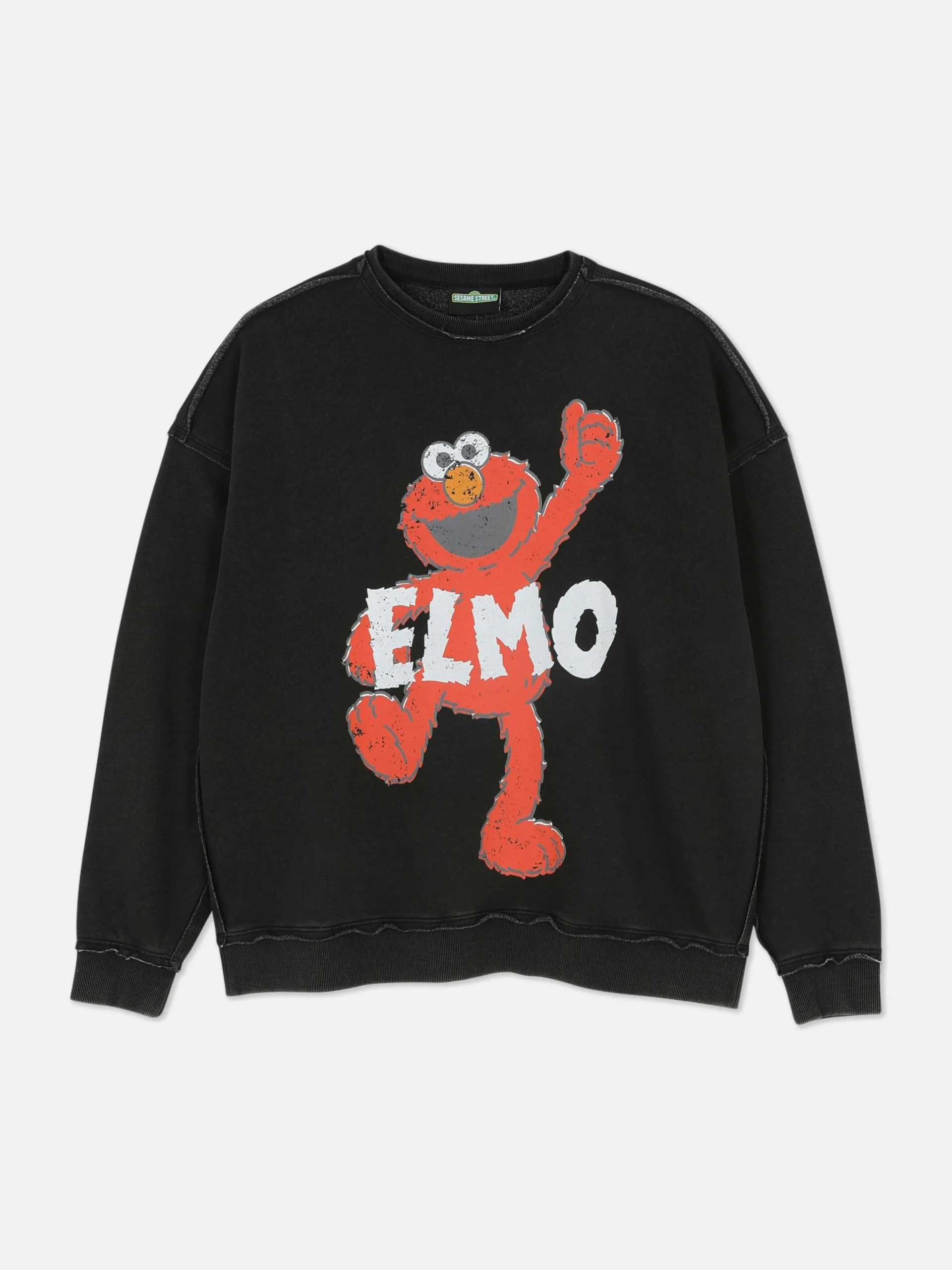 Oversized Sweatshirt Met Sesamstraat-print