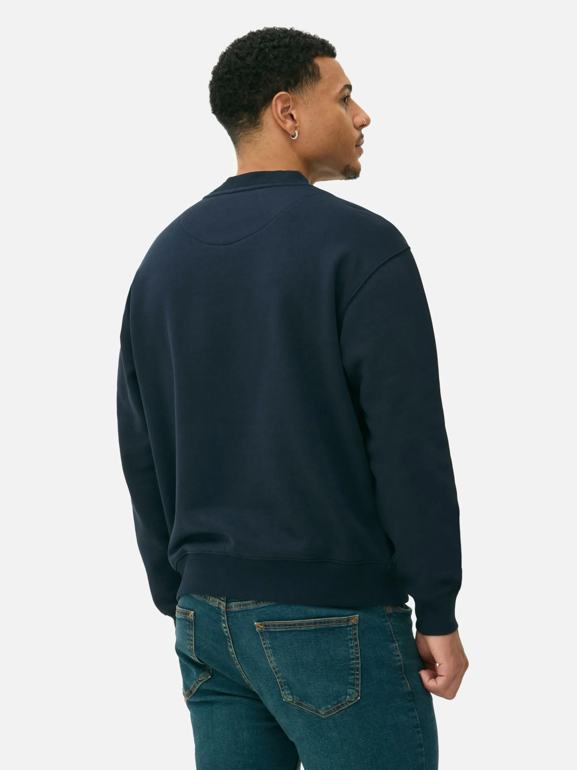 Oversized Sweatshirt Met Ronde Hals