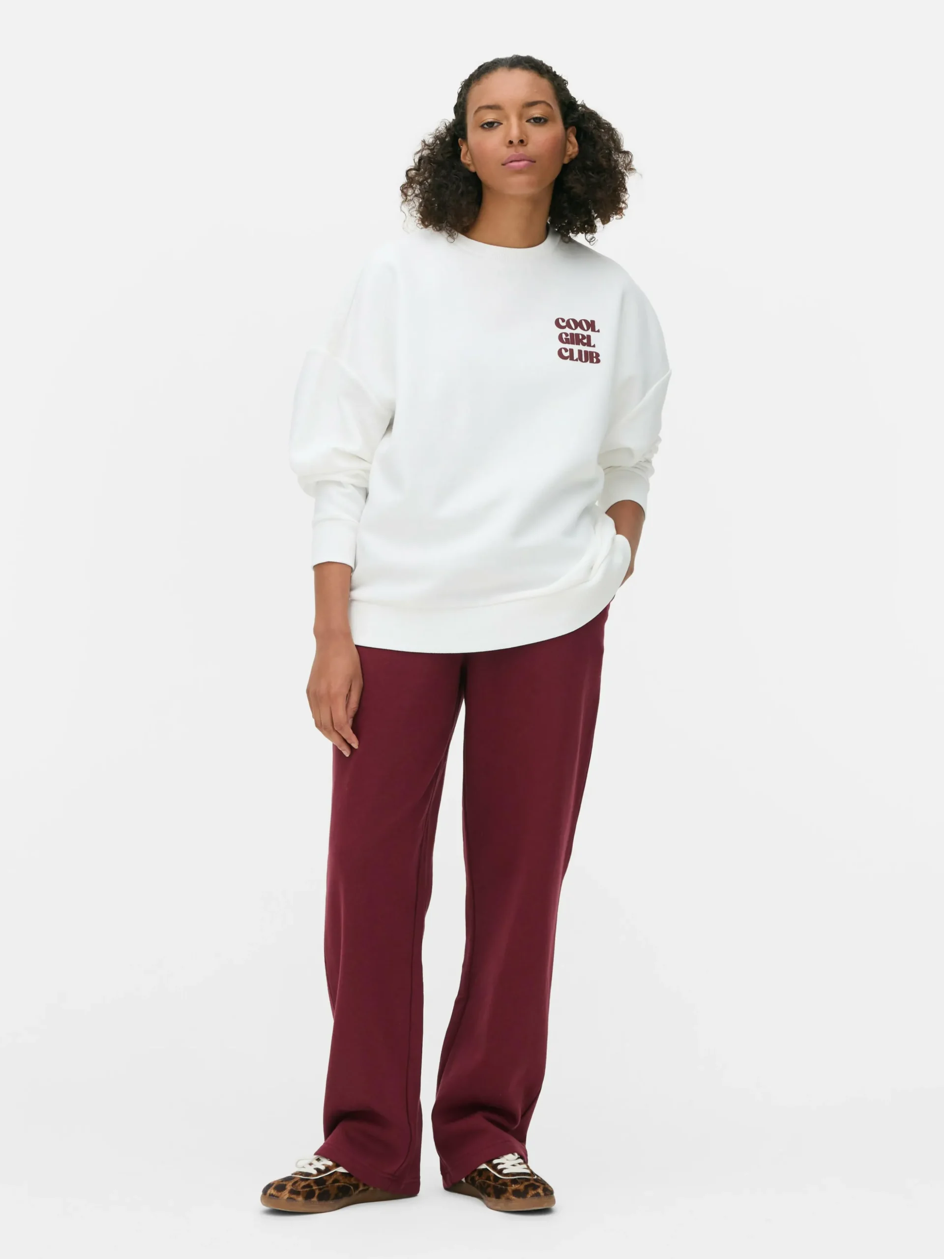 Oversized Sweatshirt Met Print