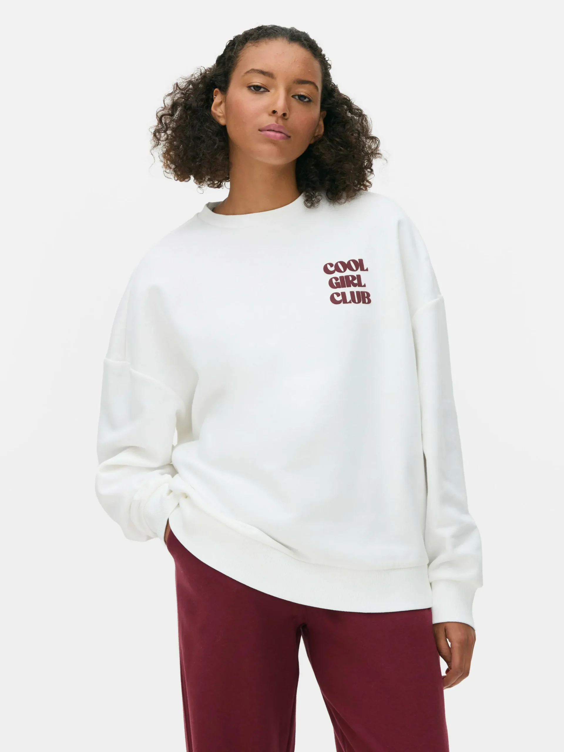 Oversized Sweatshirt Met Print