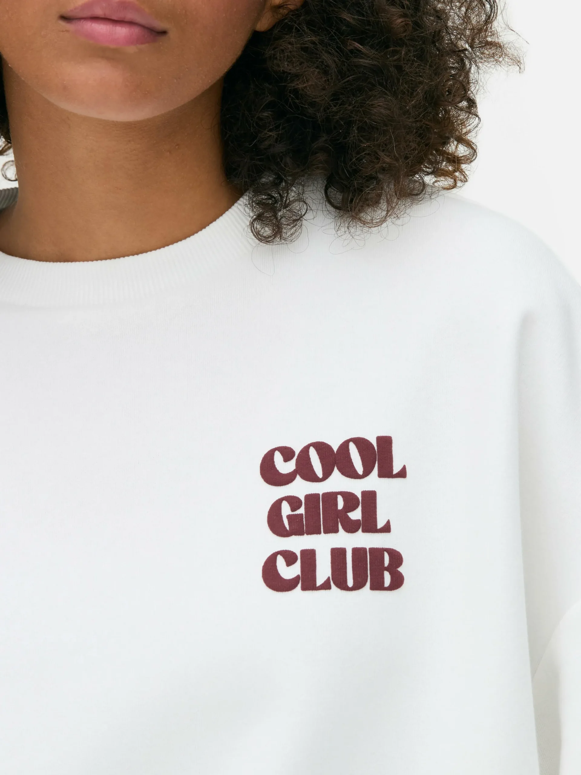 Oversized Sweatshirt Met Print