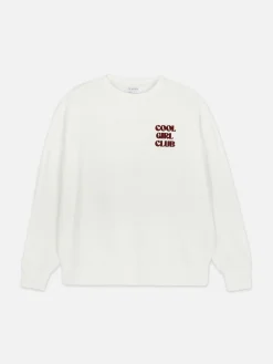 Oversized Sweatshirt Met Print