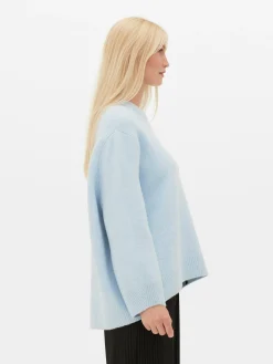 Oversized Trui Met Ronde Hals