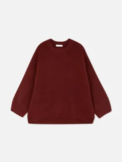 Oversized Trui Met Ronde Hals
