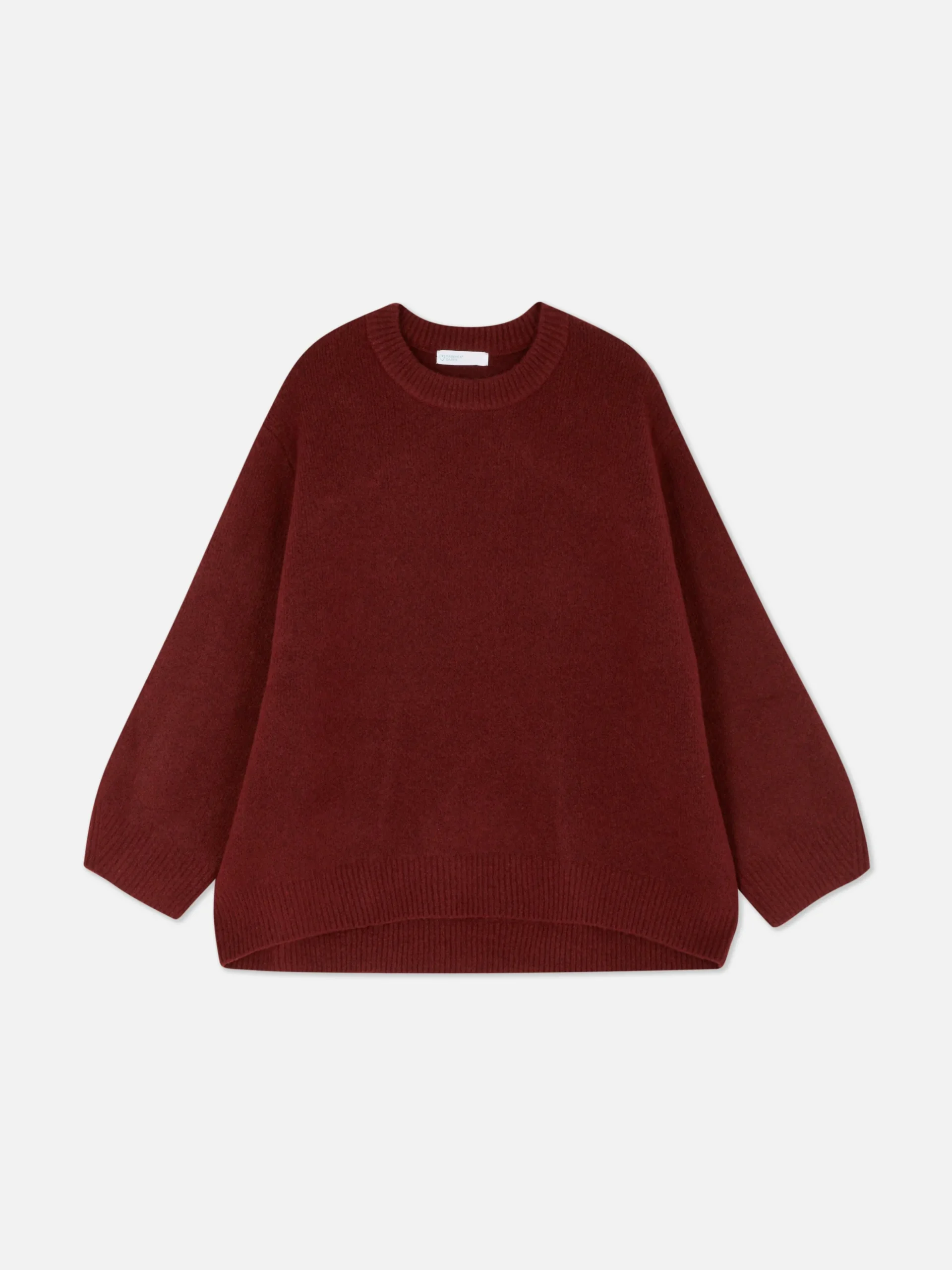 Oversized Trui Met Ronde Hals