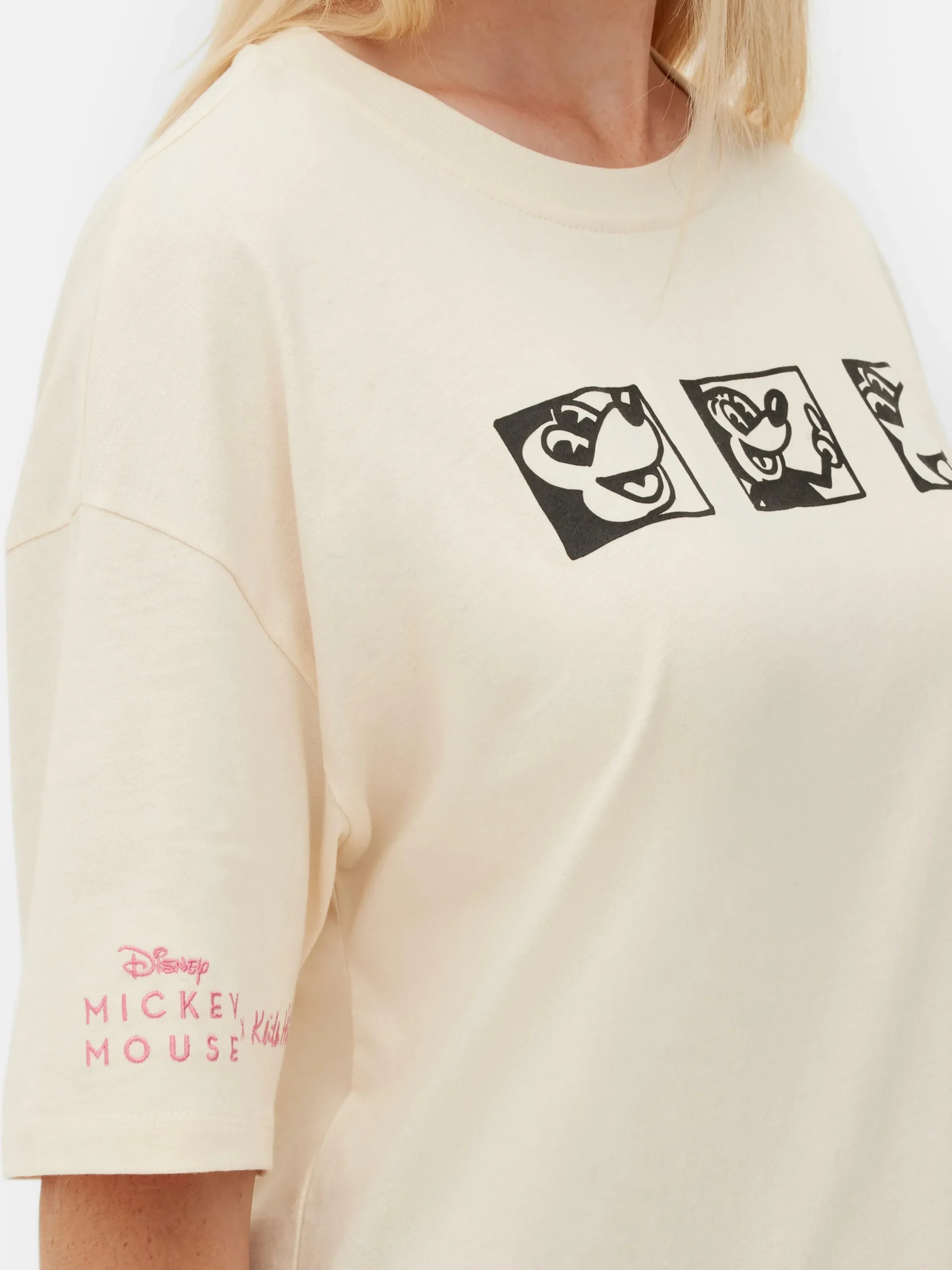 Oversized T-shirt Disney's Mickey Mouse X Keith Haring