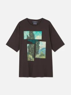 Oversized T-shirt Van Goghs Cipressen