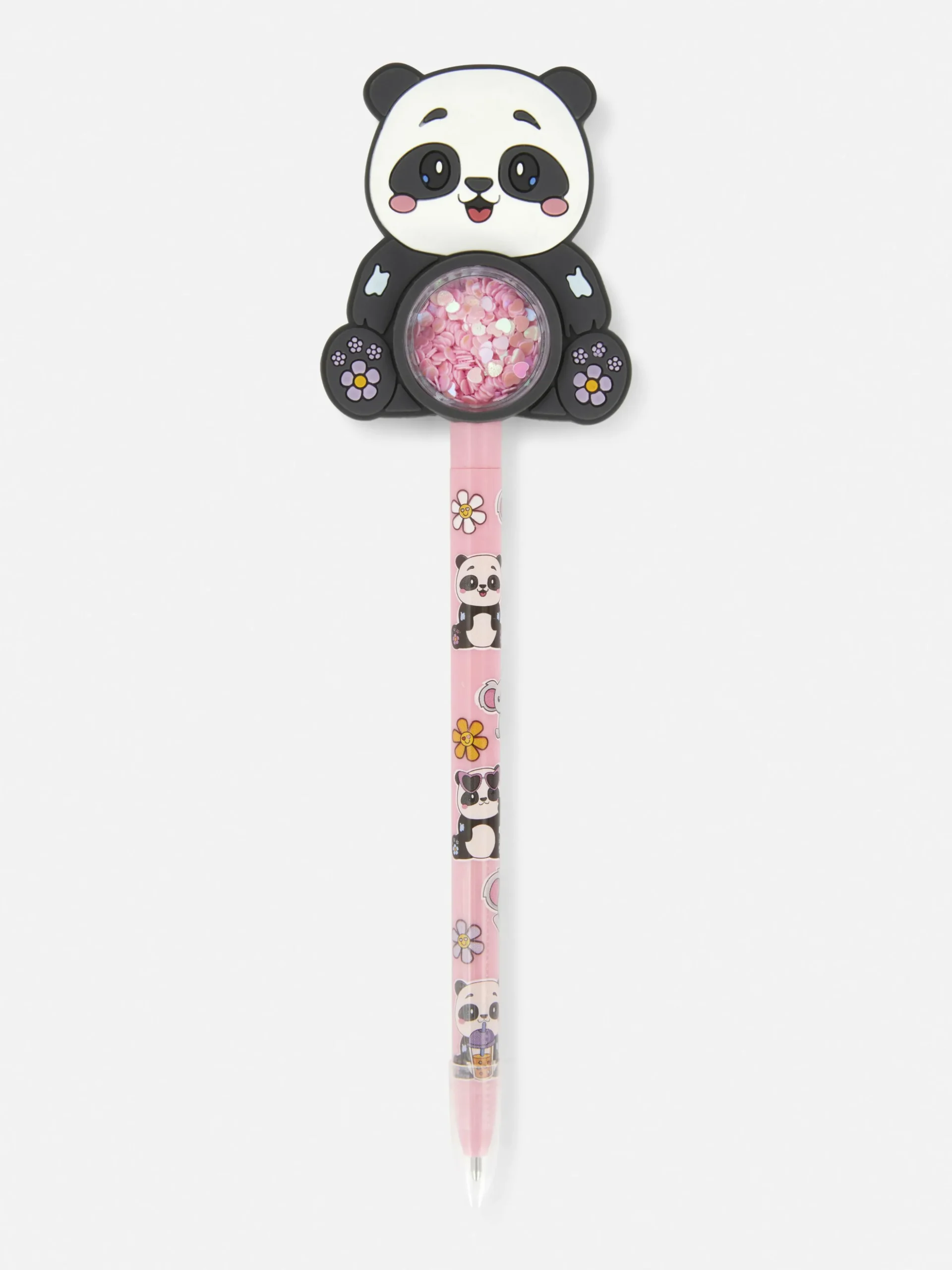 Panda-pen Met Glitter