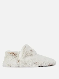 Pantoffels Gevoerd Met Fleece Van Imitatiebont