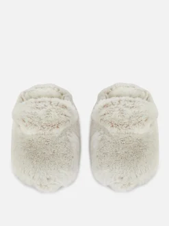 Pantoffels Gevoerd Met Fleece Van Imitatiebont