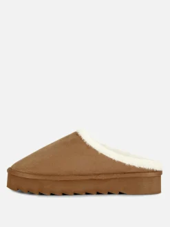 Pantoffels Gevoerd Met Imitatiebont