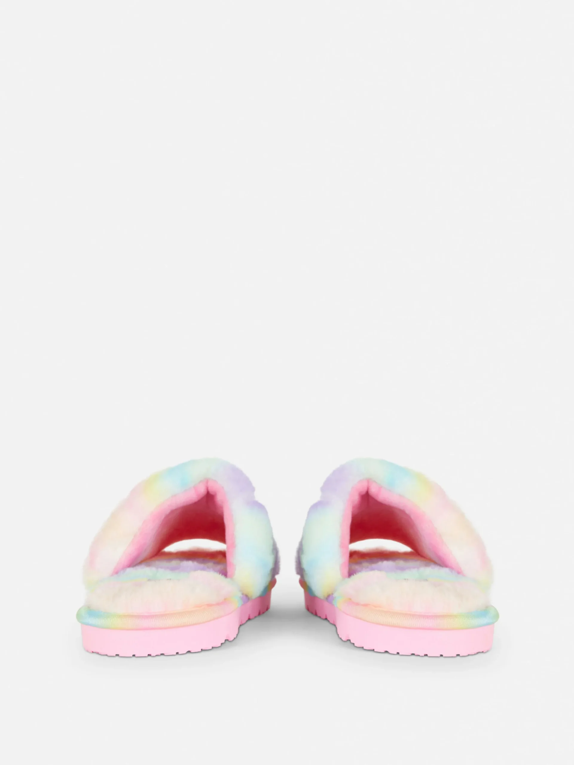 Pantoffels Van Imitatiebont Met Kleurverloop