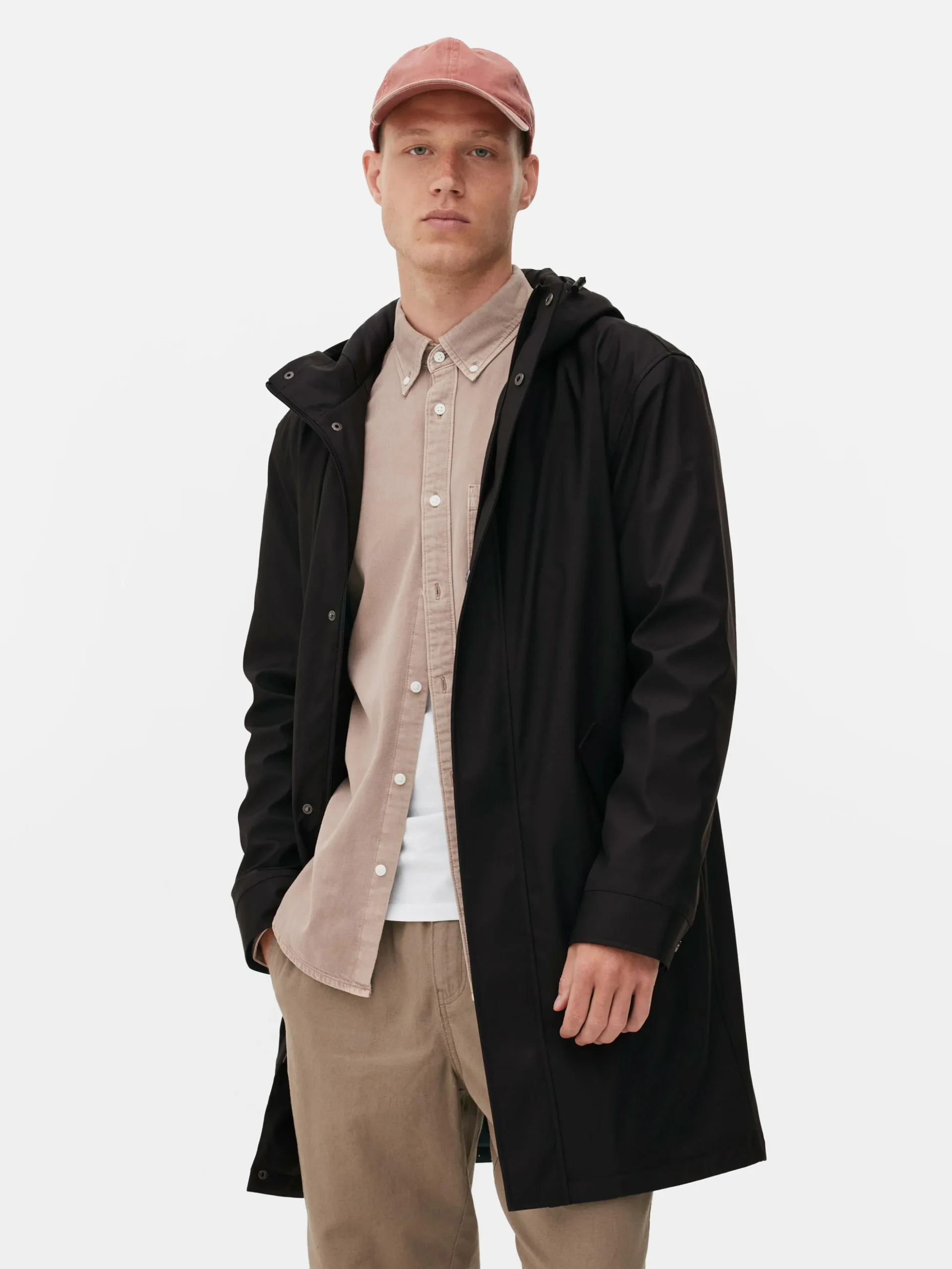 Parka Met Capuchon En Rubberen Coating
