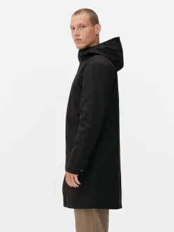 Parka Met Capuchon En Rubberen Coating
