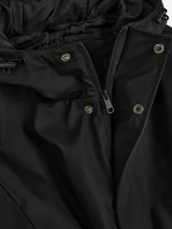 Parka Met Capuchon En Rubberen Coating