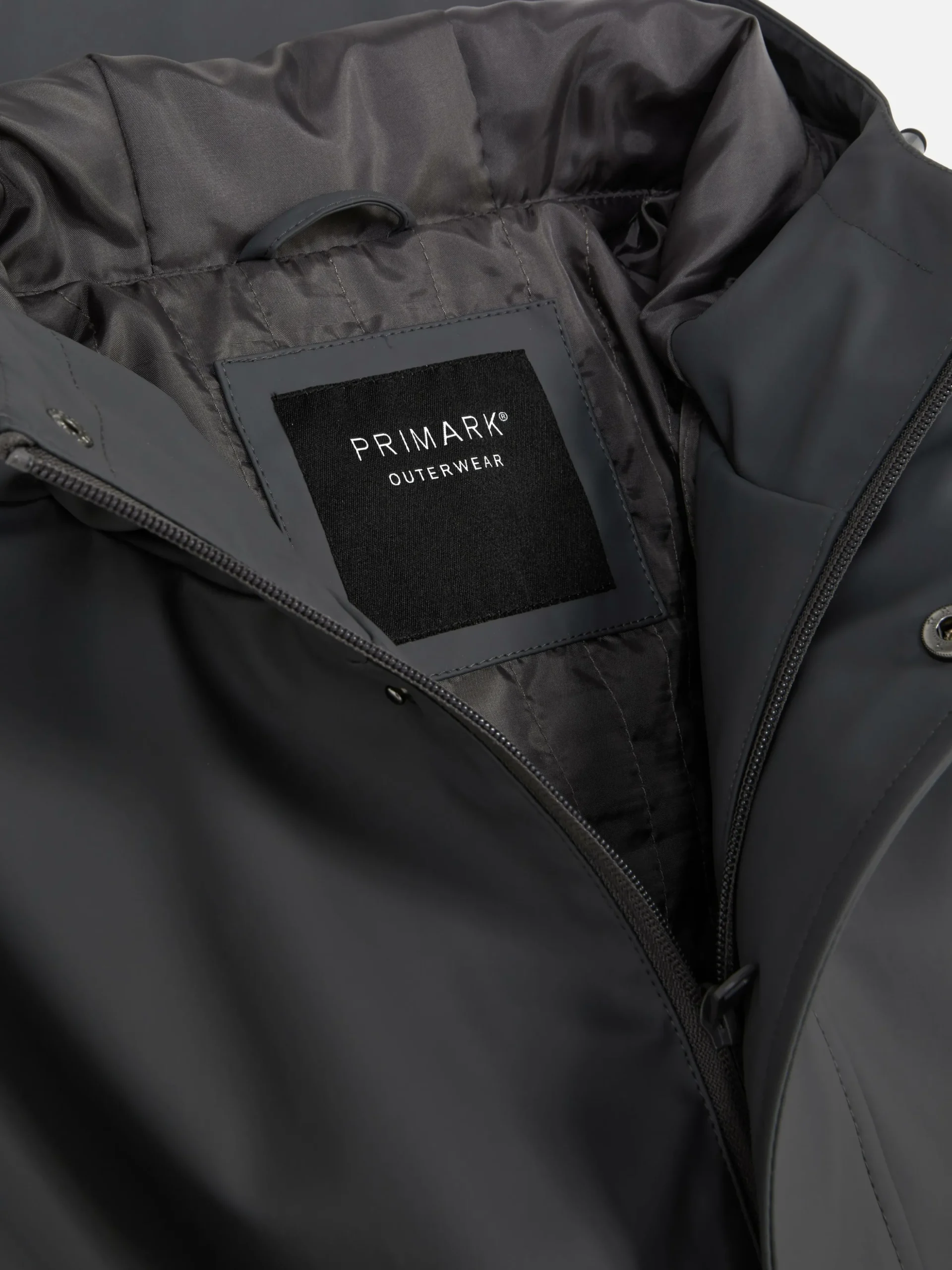 Parka Met Capuchon En Rubberen Coating