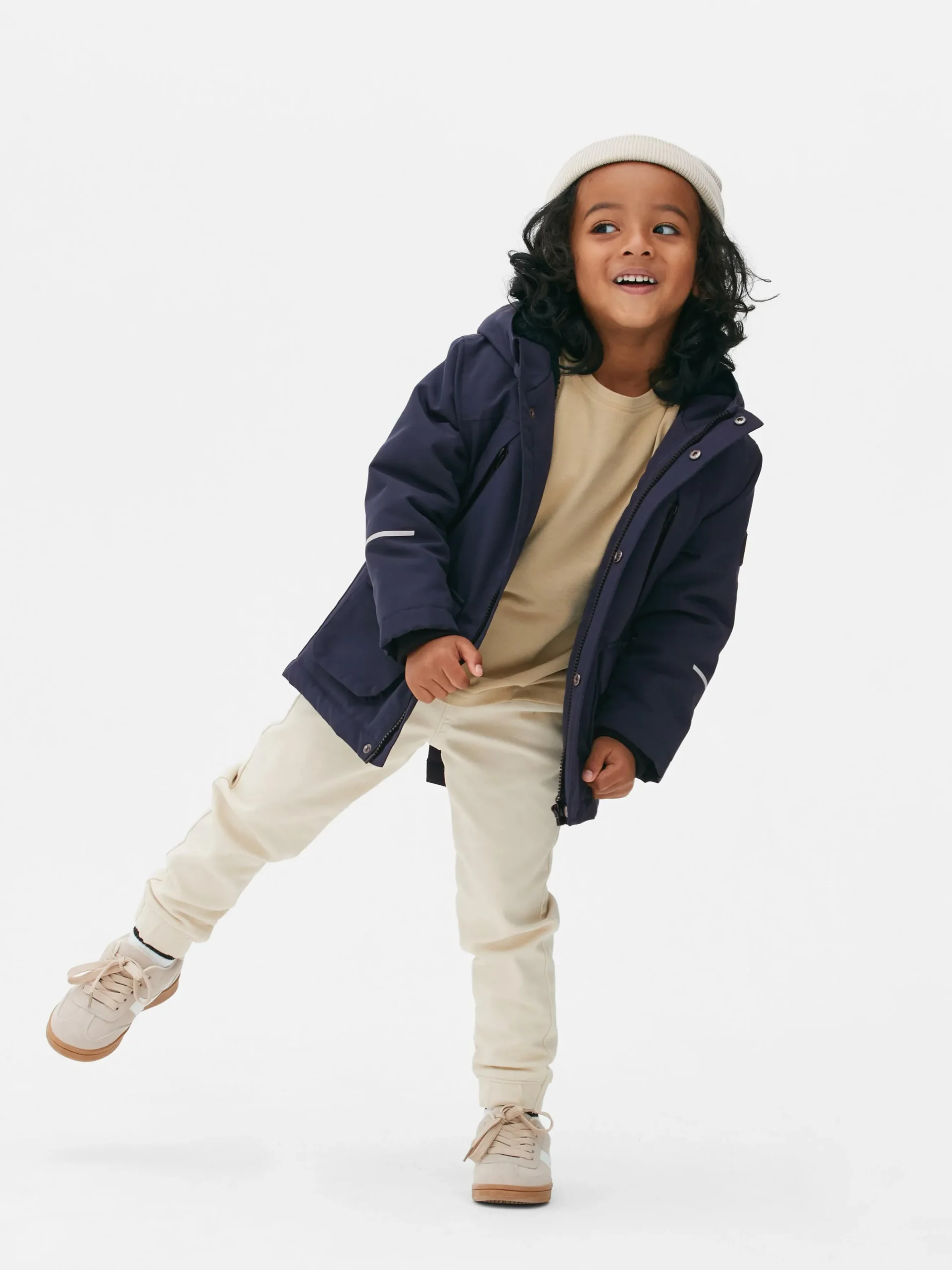Parka Met Capuchon En Vier Zakken