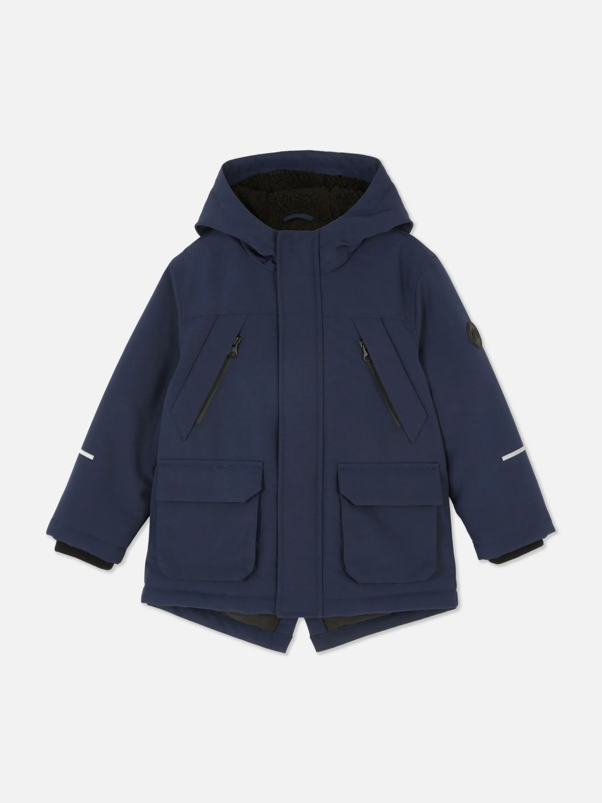 Parka Met Capuchon En Vier Zakken