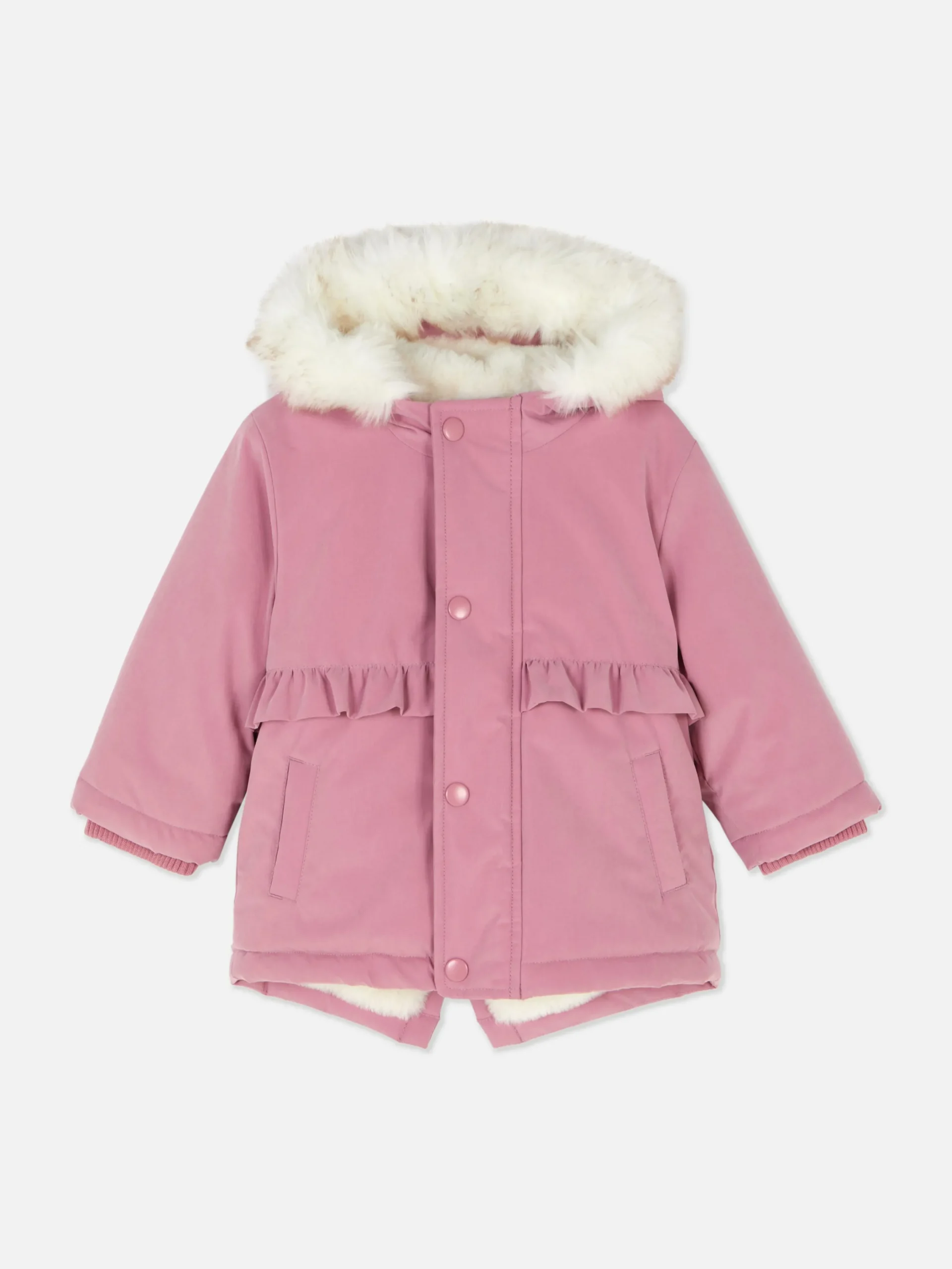 Parka Met Imitatiebont