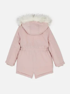 Parka Met Imitatiebontkraag