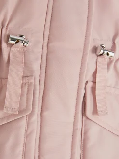 Parka Met Imitatiebontkraag