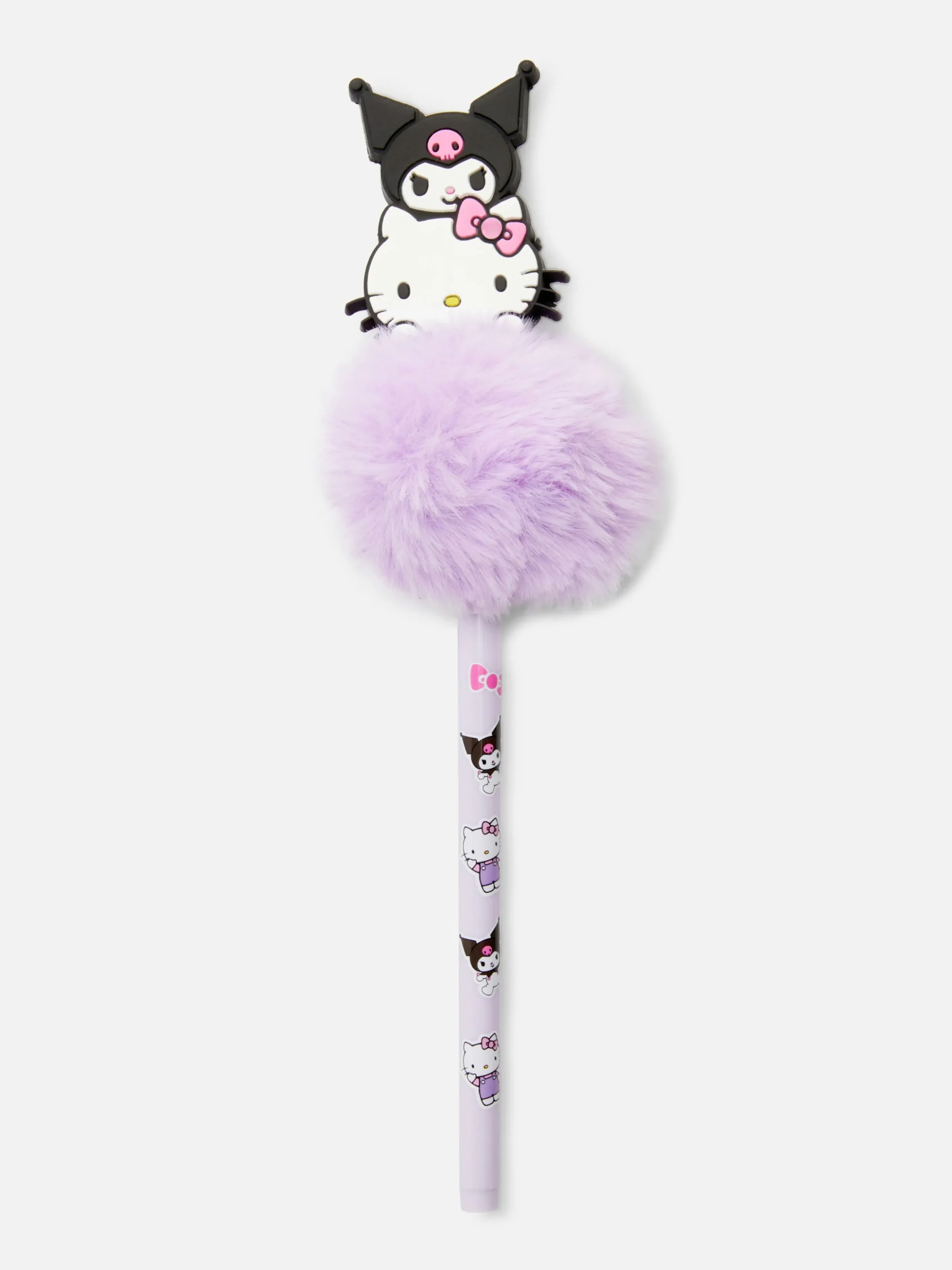 Pen Met Pompon Hello Kitty En Kuromi