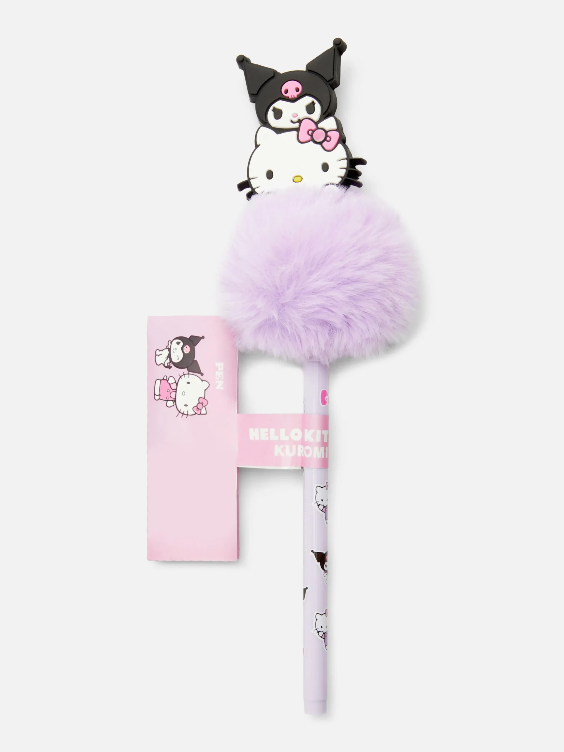 Pen Met Pompon Hello Kitty En Kuromi