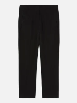 Pinstitch-broek Met Hoge Taille