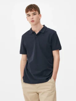 Piqué Poloshirt Met Korte Mouwen