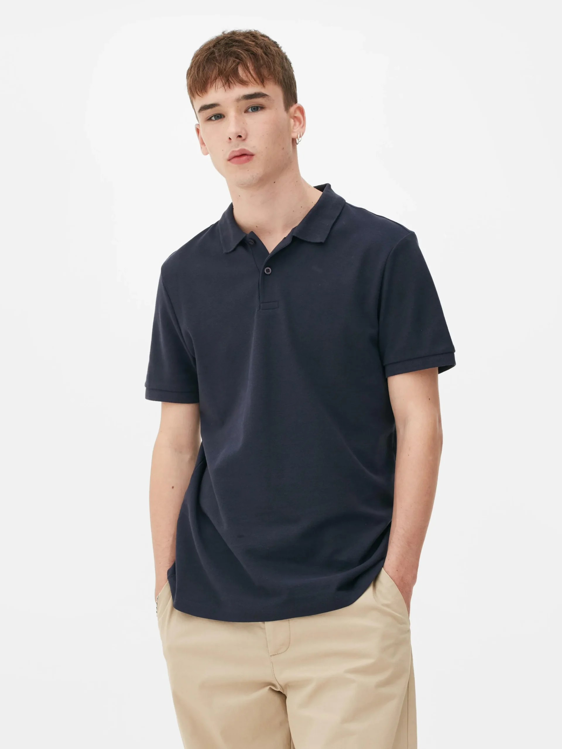 Piqué Poloshirt Met Korte Mouwen