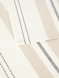Placemats Van Gestreepte Stof, Set Van 2