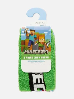 Pluizige Sokken Minecraft, 2 Paar