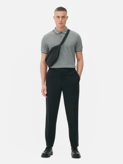 Poloshirt Met Birdseyemotief