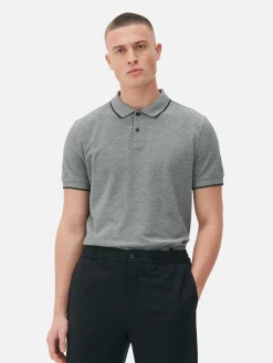 Poloshirt Met Birdseyemotief