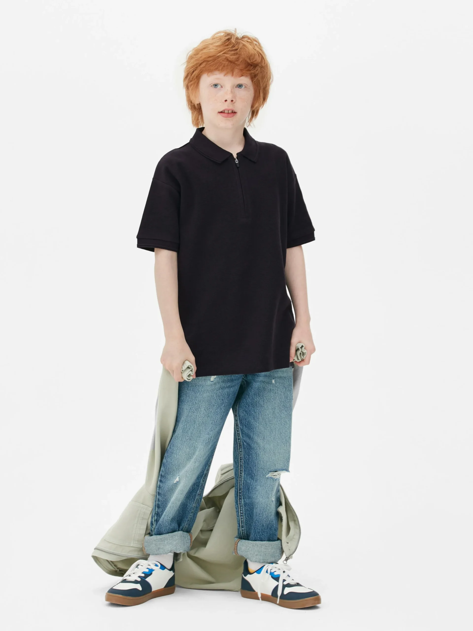 Poloshirt Met Rits
