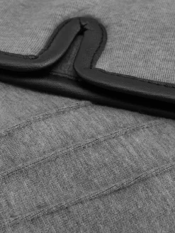 Ponte-gebreide Handschoenen Imitatieleren Afwerking