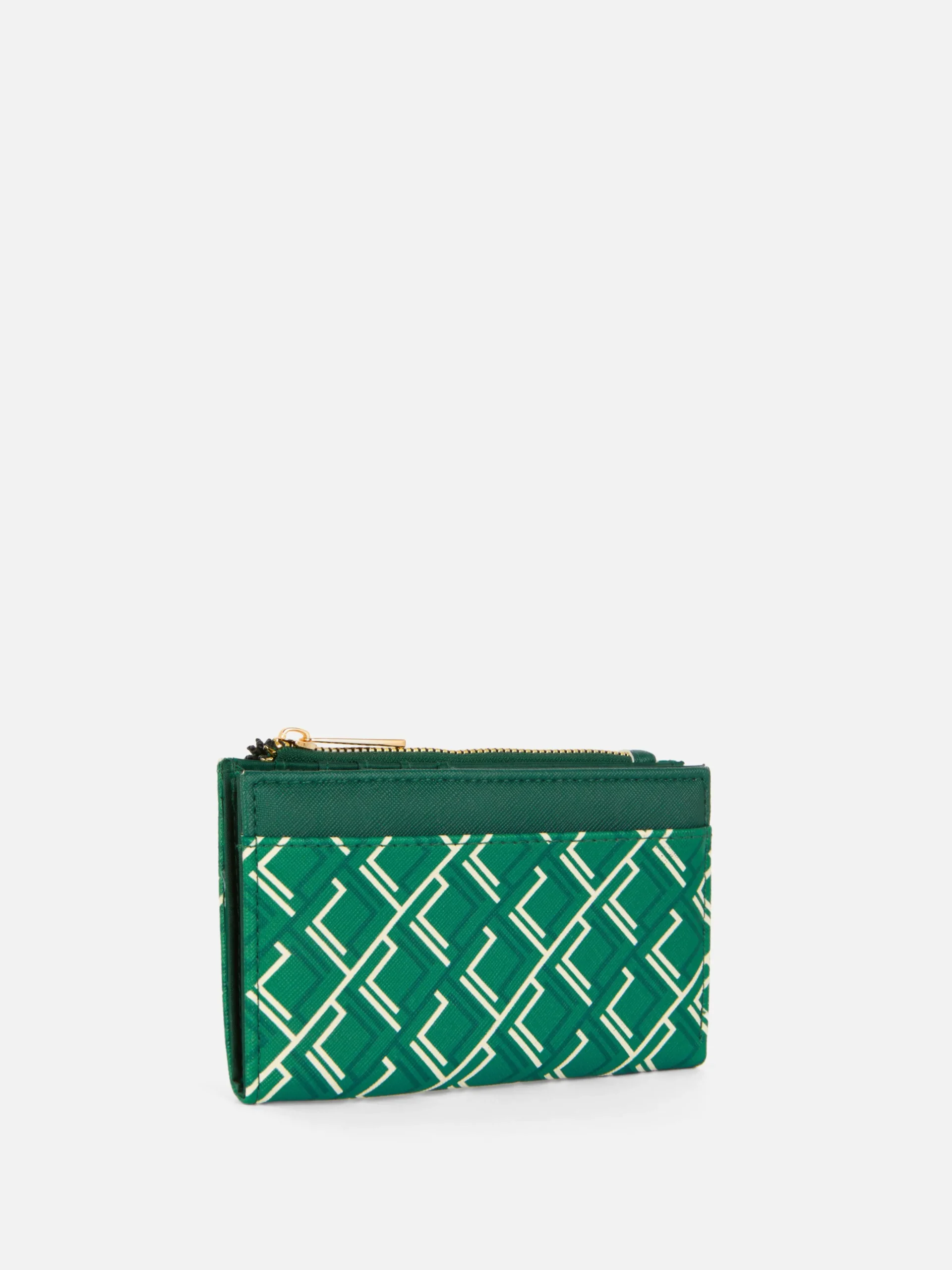 Portemonnee Met Monogram En Rits