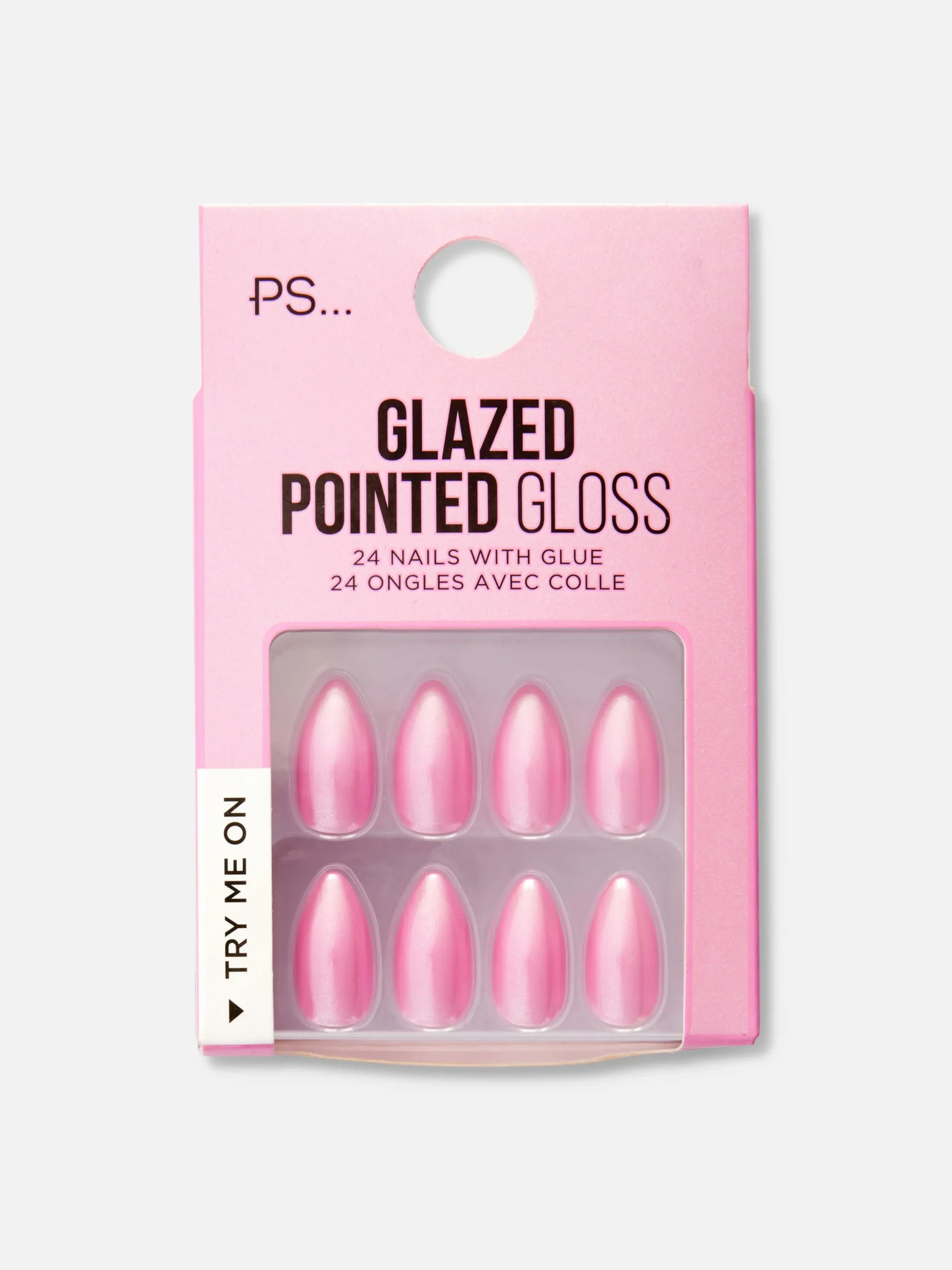 PS... Geglazuurde Puntige Kunstnagels