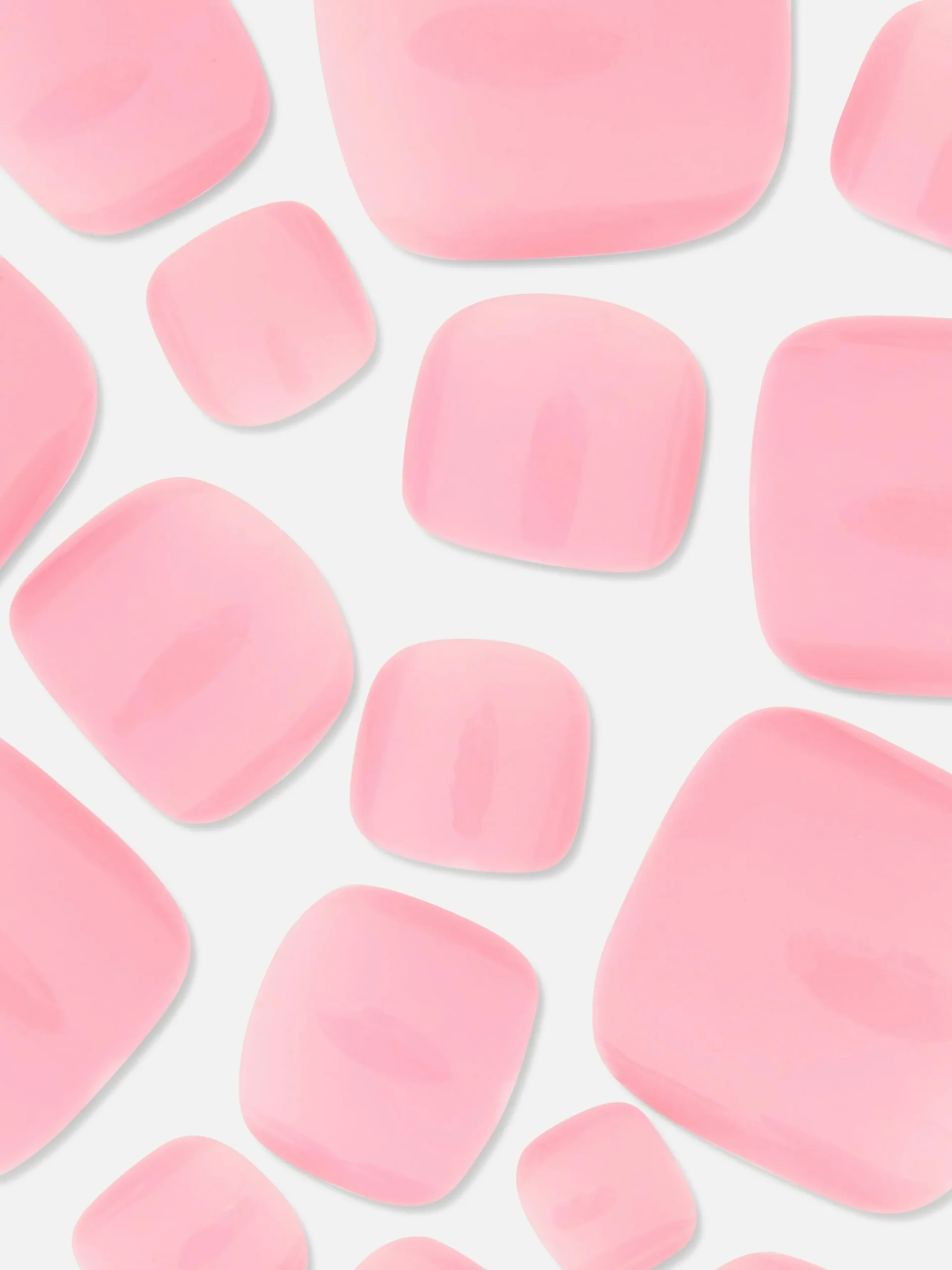 PS... Glanzende Kunstnagels Voor Je Tenen